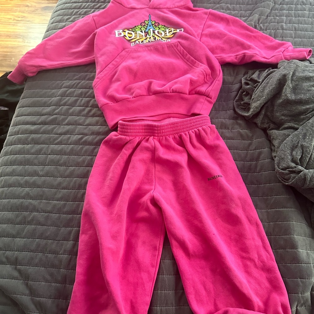 Balenciaga girls sweatsuit